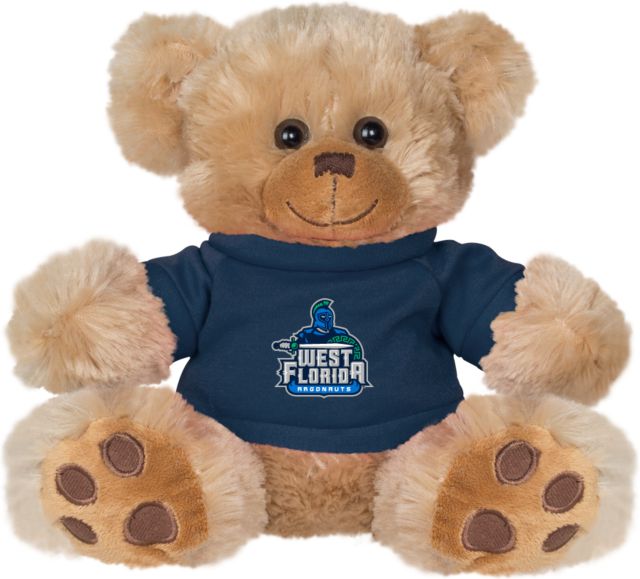 West Florida Plush Big Paw 8 1/2 inch Bear w/ Shirt West Florida Argonauts - ONLINE ONLY