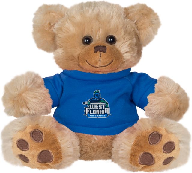 West Florida Plush Big Paw 8 1/2 inch Bear w/ Shirt West Florida Argonauts - ONLINE ONLY