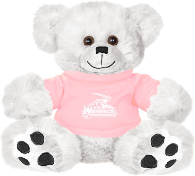 Norwich Plush Big Paw 8 1/2 inch Bear w/Pink Shirt Primary Mark - ONLINE ONLY