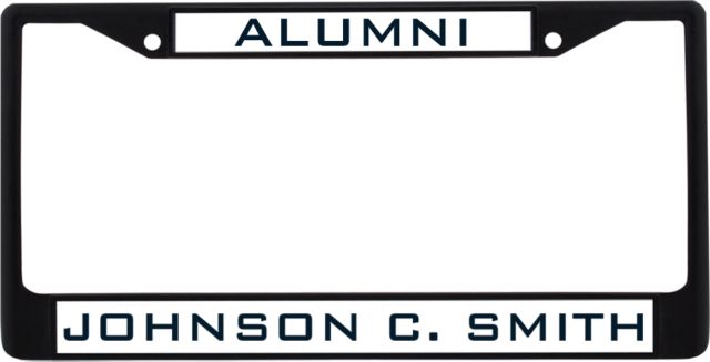 Johnson C Smith Alumni Metal License Plate Frame in Alumni - ONLINE ONLY