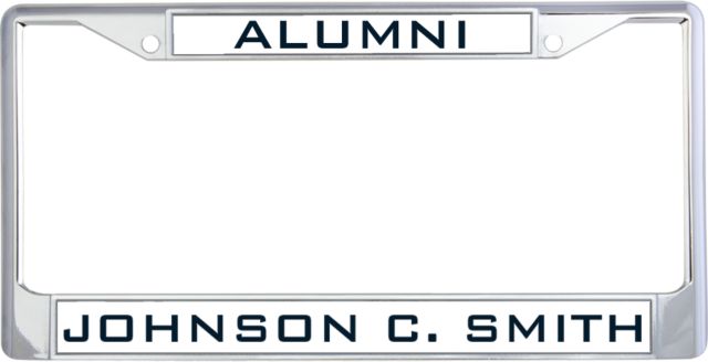 Johnson C Smith Alumni Metal License Plate Frame in Alumni - ONLINE ONLY