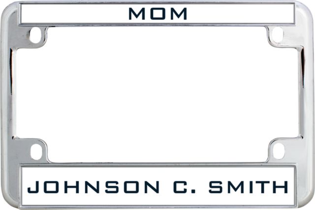 Johnson C Smith Metal Motorcycle License Plate Frame in Mom - ONLINE ONLY