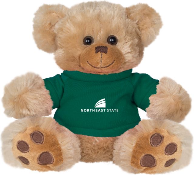 Northeast State Plush Big Paw 8 1/2 inch Bear w/ Shirt Northeast State with Icon Stacked - ONLINE ONLY