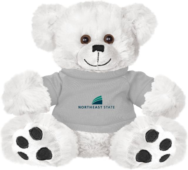 Northeast State Plush Big Paw 8 1/2 inch Bear w/ Shirt Northeast State with Icon Stacked - ONLINE ONLY