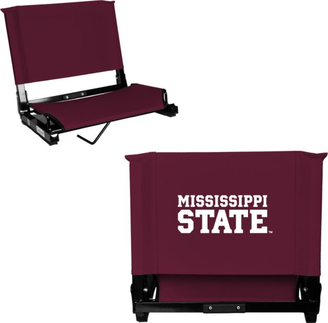 Mississippi State Stadium Chair Mississippi State Stacked Word Mark
