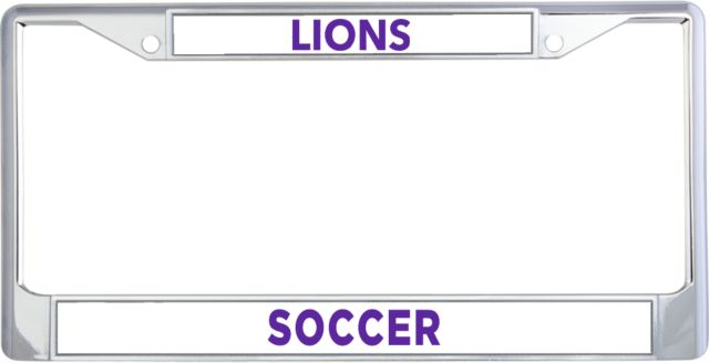 Emerson Metal License Plate Frame in Lions - ONLINE ONLY