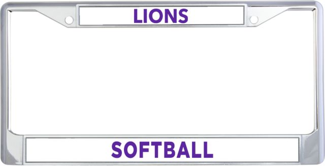 Emerson Metal License Plate Frame in Lions - ONLINE ONLY