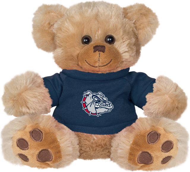 Gonzaga Plush Big Paw 8 1/2 inch Bear w/ Shirt Bulldog Head - ONLINE ONLY