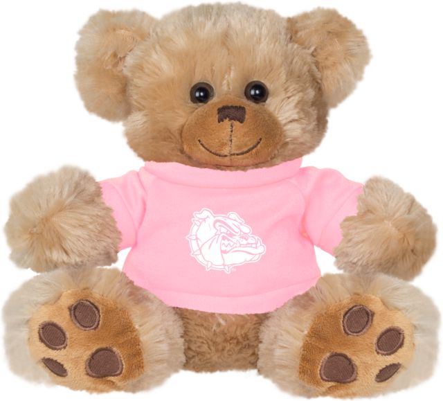 Gonzaga Plush Big Paw 8 1/2 inch Bear w/ Shirt Bulldog Head - ONLINE ONLY