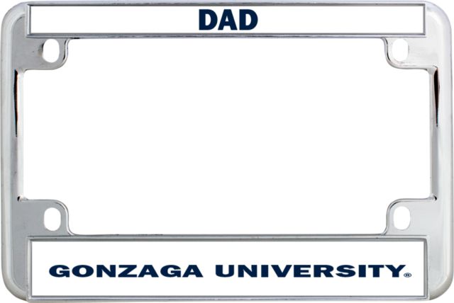 Gonzaga Metal Motorcycle License Plate Frame in Gonzaga University - ONLINE ONLY