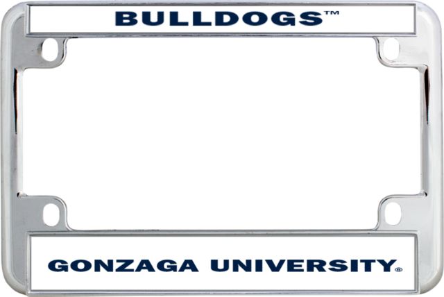 Gonzaga Metal Motorcycle License Plate Frame in Gonzaga University - ONLINE ONLY