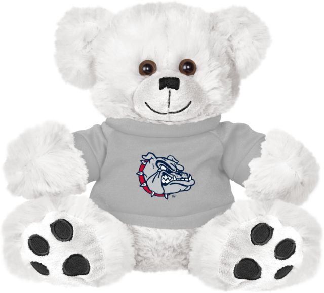 Gonzaga Plush Big Paw 8 1/2 inch Bear w/ Shirt Bulldog Head - ONLINE ONLY