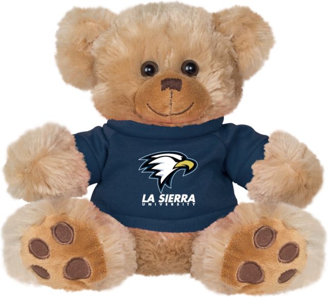 La Sierra Plush Big Paw 8 1/2 inch Bear w/ Shirt Primary Mark - ONLINE ONLY