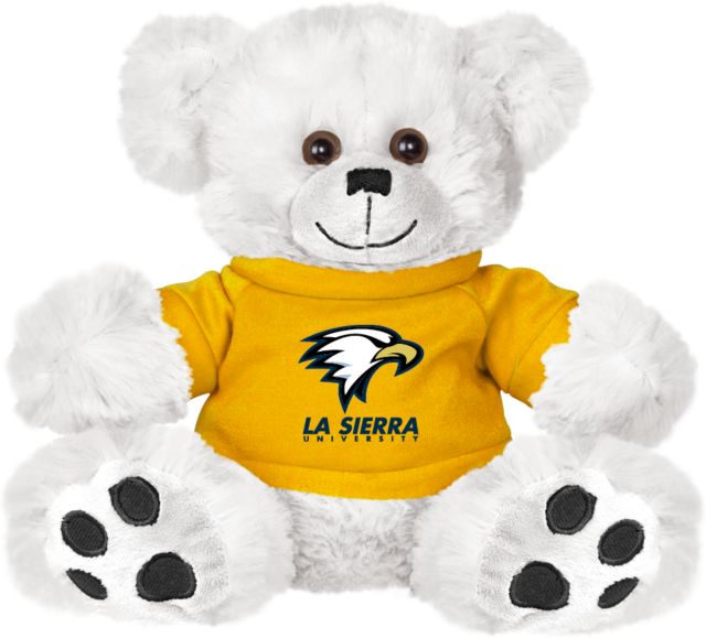 La Sierra Plush Big Paw 8 1/2 inch Bear w/ Shirt Primary Mark - ONLINE ONLY