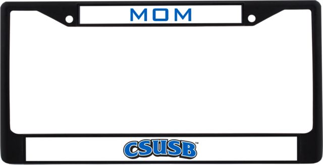 Cal State San Bernardino Mom Metal License Plate Frame in Mom - ONLINE ONLY