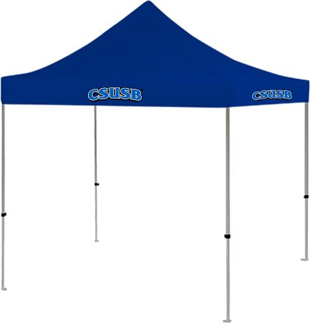 Cal State San Bernardino 9 ft x 9 ft Tent CSUSB - ONLINE ONLY