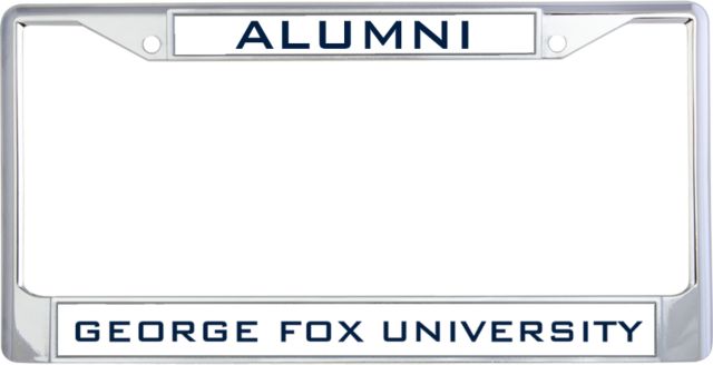 George Fox Alumni Metal License Plate Frame in Alumni - ONLINE ONLY