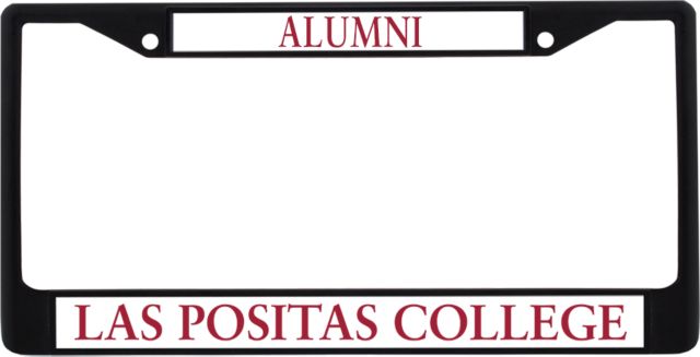 Las Positas Alumni Metal License Plate Frame in Las Positas College Flat Wordmark - ONLINE ONLY