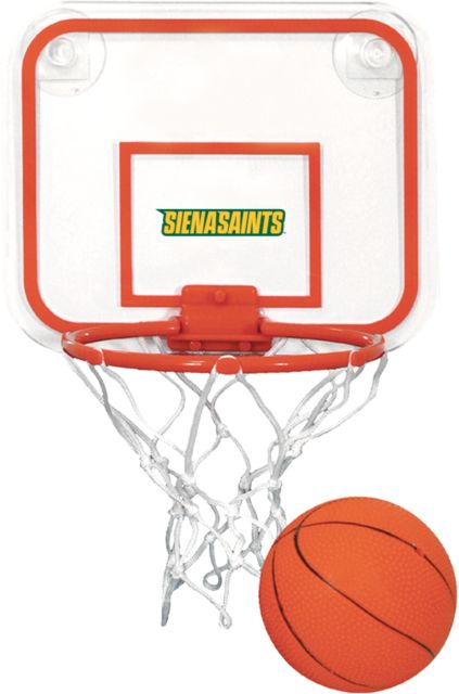 Siena Mini Basketball & Hoop Set Siena Saints Wordmark Flat - ONLINE ONLY