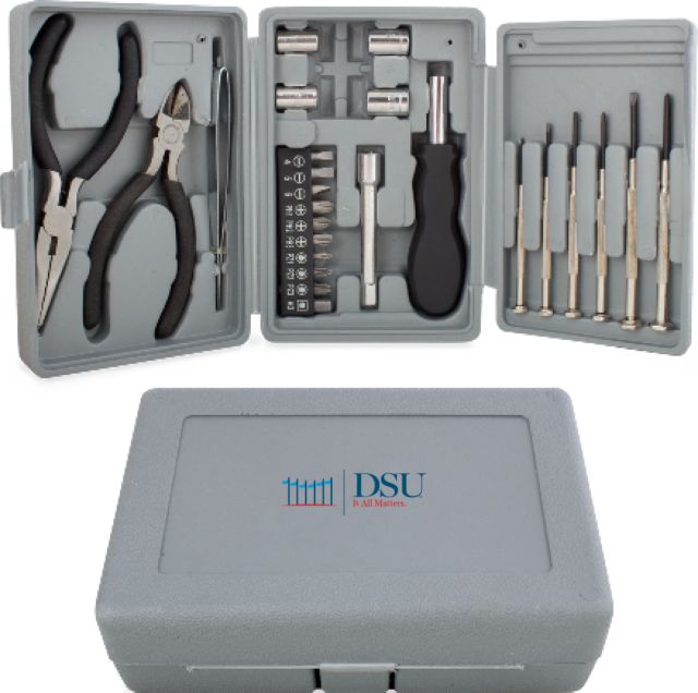 Delaware State Compact 26 Piece Deluxe Tool Kit DSU Academic It All Matters - ONLINE ONLY