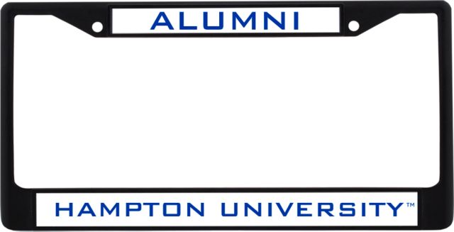 Hampton Alumni Metal License Plate Frame in Alumni - ONLINE ONLY
