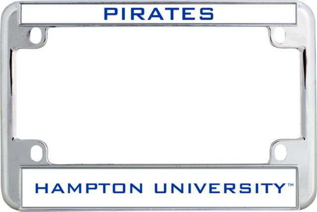Hampton Metal Motorcycle License Plate Frame in Pirates - ONLINE ONLY