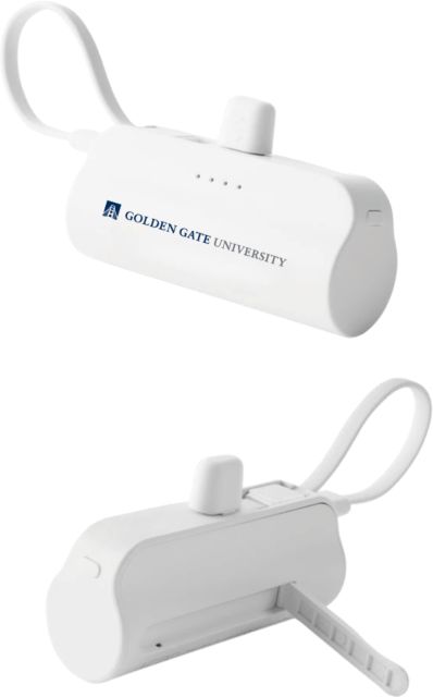 Golden Gate Sidekick 4500 mAh Power Bank Golden Gate University Stack Left - ONLINE ONLY