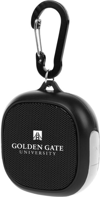 Golden Gate Waterproof Speaker w/ Carabiner Golden Gate University Stacked - ONLINE ONLY