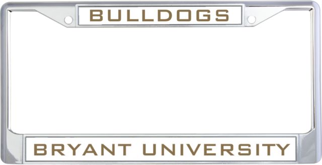 Bryant Metal License Plate Frame in Bulldogs - ONLINE ONLY