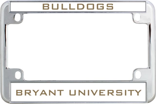 Bryant Metal Motorcycle License Plate Frame in Bulldogs - ONLINE ONLY