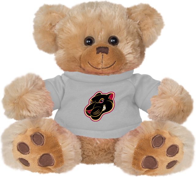 Virginia CC System Plush Big Paw 8 1/2 inch Bear w/Grey Shirt Southside Virginia Community College Mascot - ONLINE ONLY