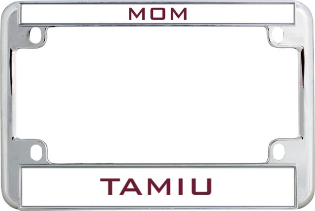 TAMIU Metal Motorcycle License Plate Frame in Mom - ONLINE ONLY