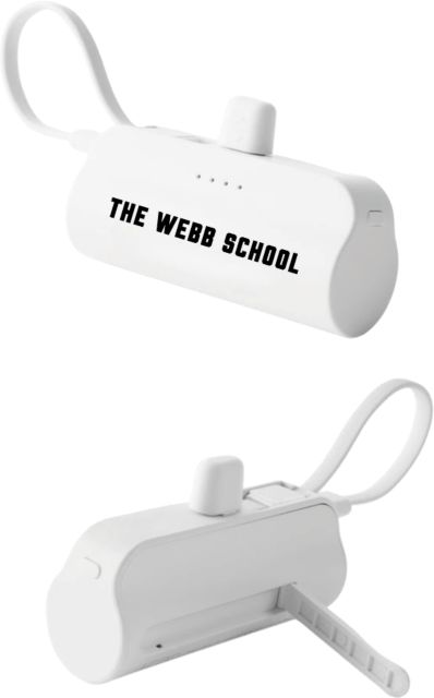 Webb School Sidekick 4500 mAh Power Bank The Webb School Block Text - ONLINE ONLY