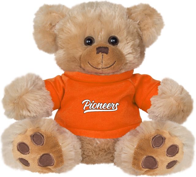 William Paterson Plush Big Paw 8 1/2 inch Bear w/Shirt Secondary Mark - ONLINE ONLY