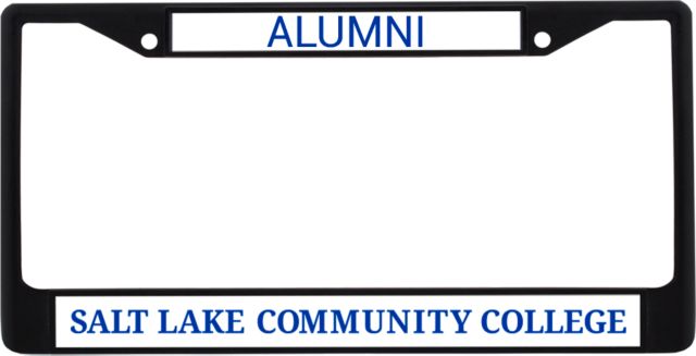 Salt Lake Community Alumni Metal License Plate Frame in Flat Word Mark - ONLINE ONLY