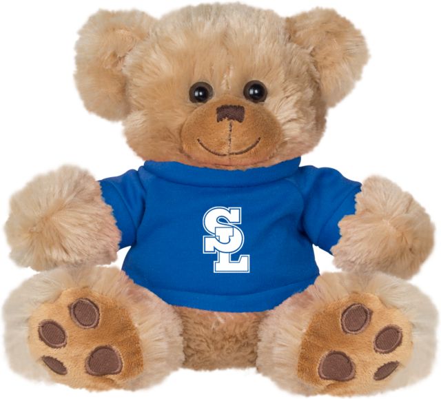 Salt Lake Community Plush Big Paw 8 1/2 inch Bear w/Royal Shirt Primary Mark - ONLINE ONLY