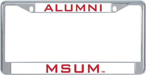 MSUM Alumni Metal License Plate Frame in Alumni - ONLINE ONLY