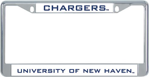 New Haven Metal License Plate Frame in Chargers - ONLINE ONLY