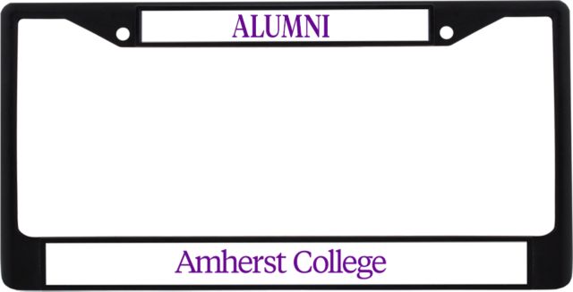 Amherst College Mom Metal License Plate Frame in Amherst College Flat - ONLINE ONLY