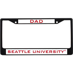 Alumni Desert Cactus Seattle University Redhawks NCAA Metal License Plate Frame for Front Back of Car Officially Licensed 
