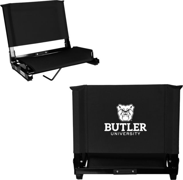 Butler Stadium Chair Butler University with Bulldog Head Stacked - ONLINE ONLY