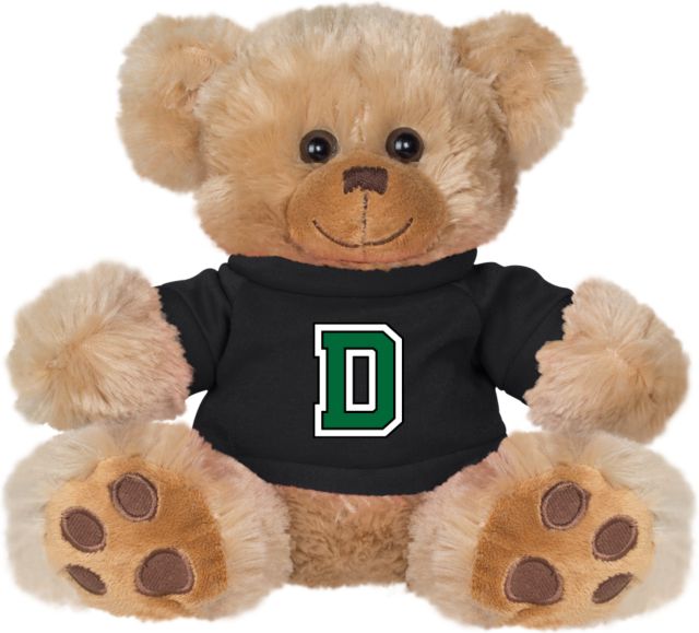 Dartmouth Plush Big Paw 8 1/2 inch Bear w/Black Shirt Primary Mark - ONLINE ONLY
