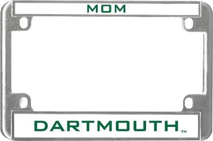 Dartmouth Metal Motorcycle License Plate Frame in Mom - ONLINE ONLY