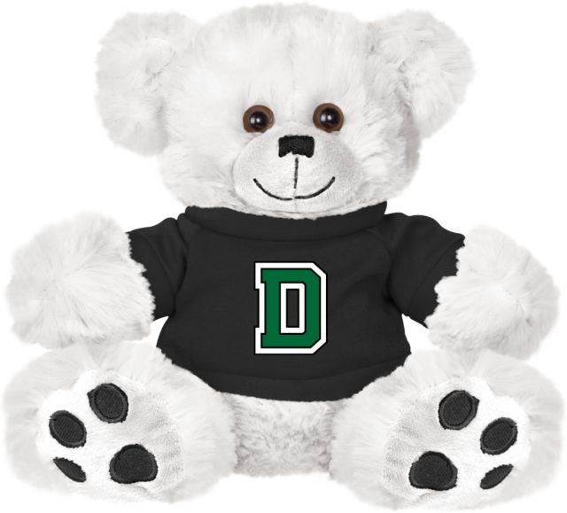 Dartmouth Plush Big Paw 8 1/2 inch Bear w/Black Shirt Primary Mark - ONLINE ONLY