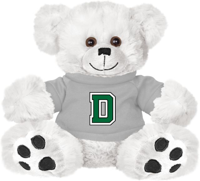 Dartmouth Plush Big Paw 8 1/2 inch Bear w/Grey Shirt Primary Mark - ONLINE ONLY