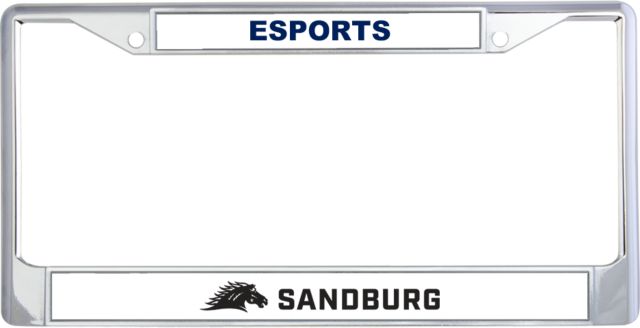 Carl Sandburg Metal License Plate Frame in Sandburg Horizontal Mark - ONLINE ONLY