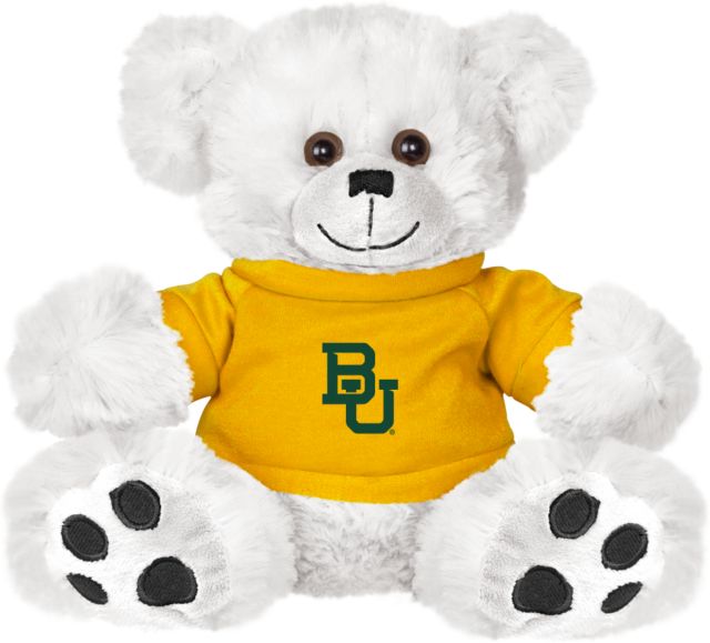 Baylor Plush Big Paw 8 1/2 inch Bear w/ Shirt Interlocking BU - ONLINE ONLY