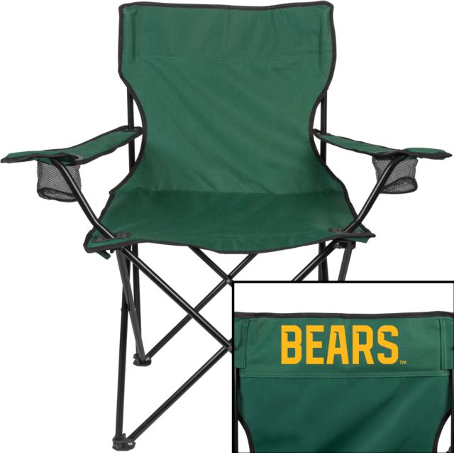 Baylor Deluxe Green Captains Chair Bears - ONLINE ONLY