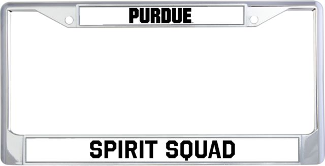 Purdue Spirit Squad Metal License Plate Frame