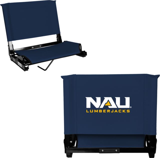 Northern Arizona Stadium Chair NAU Lumberjacks Stacked - ONLINE ONLY